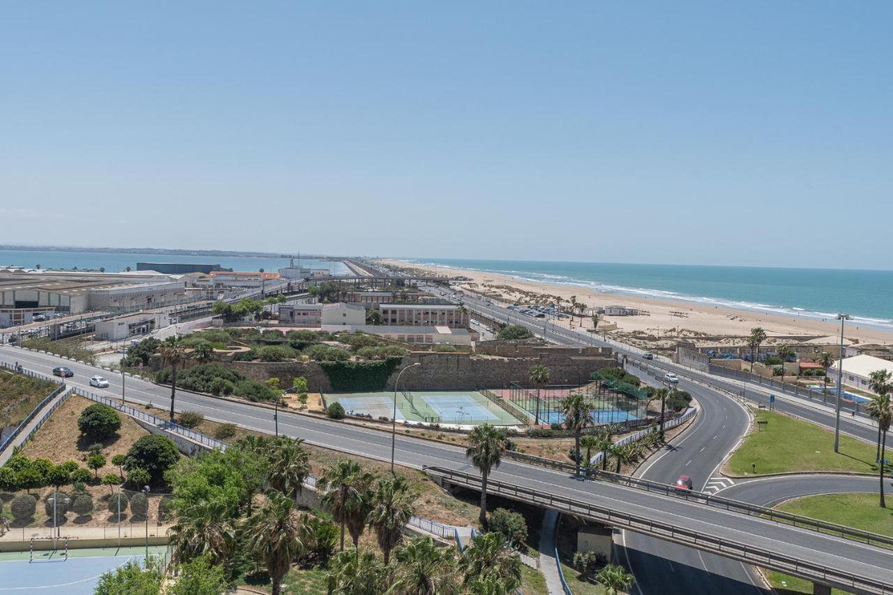 Apartamento Cortadura Playa Cadiz Bagian luar foto